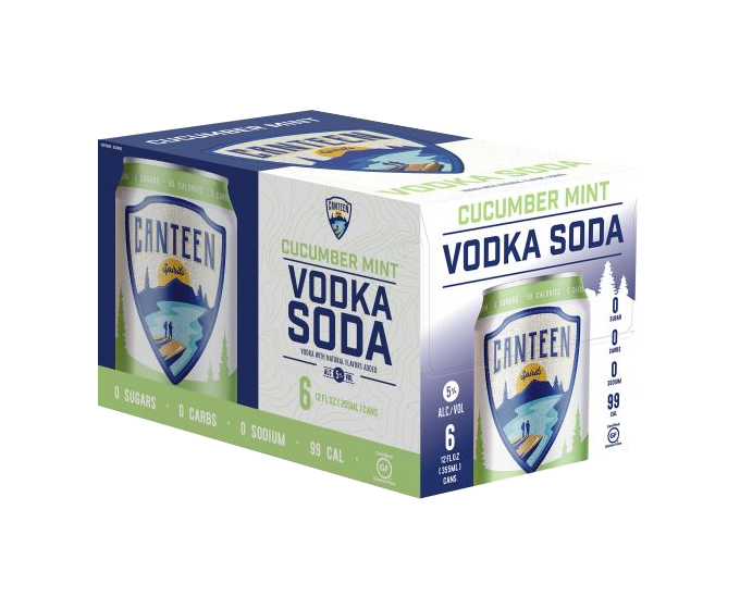 Canteen Cucumber Mint 12oz 6-Pack Can (DNO P4)