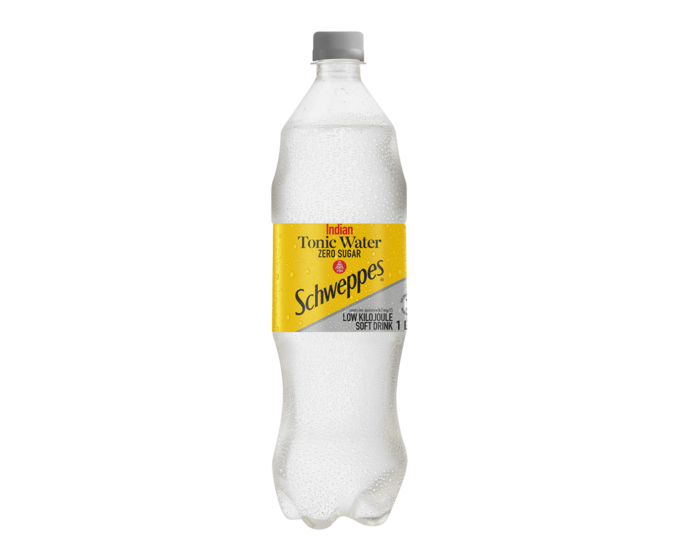 Schweppes Zero Sugar Tonic Water 1L