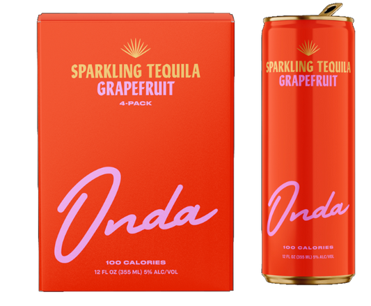 Onda Sparkling Grapefruit 12oz 4-Pack Can