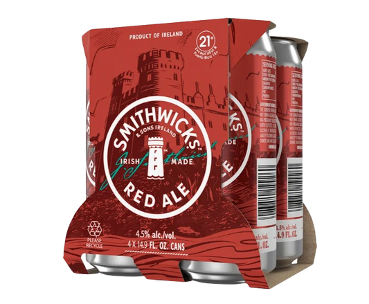 Smithwicks Irish Ale 14.9oz 4-Pack Can