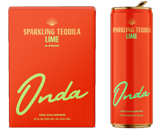 Onda Sparkling Lime 12oz 4-Pack Can (DNO)