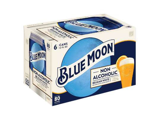 Blue Moon Belgian White Non Alcoholic 12oz 6-Pack Can