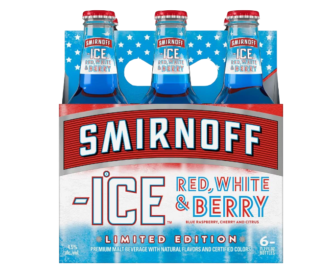 Smirnoff Ice Red White And Berry 11.2oz 6-Pack Bottle