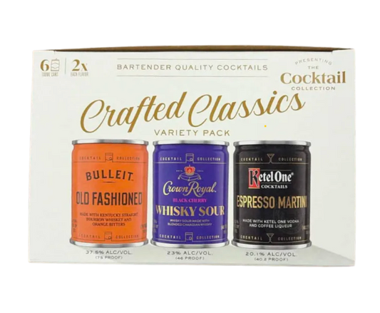 Crafted Classics Variety 6-Pack Can