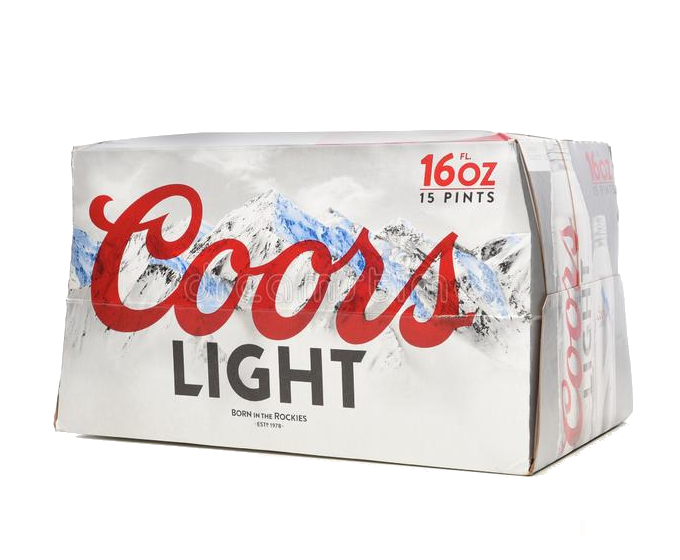 Coors Light 16oz 15-Pack Aluminum Bottle