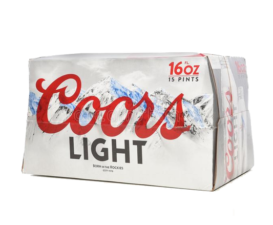 Coors Light 16oz 15-Pack Aluminum Bottle