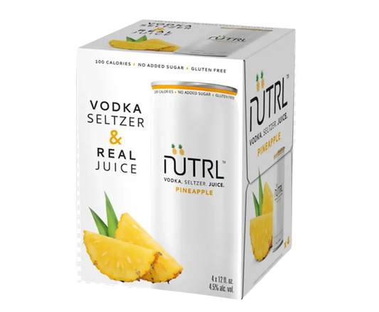 Nutrl Pineapple Hard Seltzer 12oz 4-Pack Can