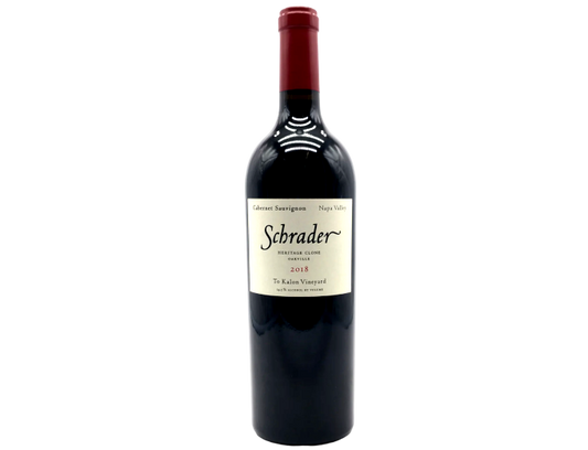 Schrader Heritage Clone To Kalon Cabernet Sauv 2018 750ml (No Barcode)