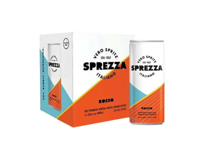 Sprezza Vero Spritz Rosso 8.4oz 4-Pack Can