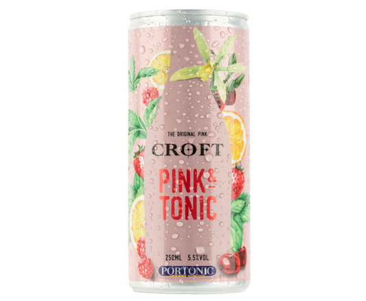 Croft Pink & Tonic 250ml 4-Pack Can