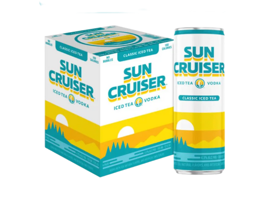 Sun Cruiser Classic Iced Tea Plus 12oz 4-Pack can