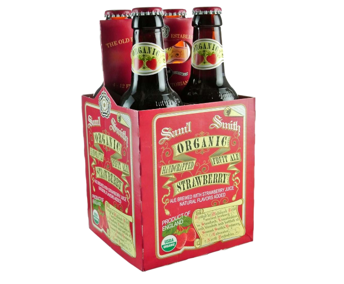 Samuel Smiths Organic Strawberry 12oz 4-Pack Bottle