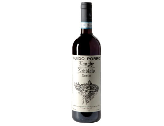 Guido Porro Camilu Langhe Nebbiolo 2021 750ml