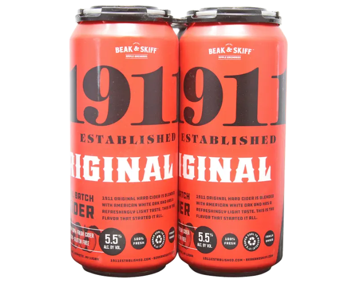 1911 Original Hard Cider 16oz 4-Pack Can