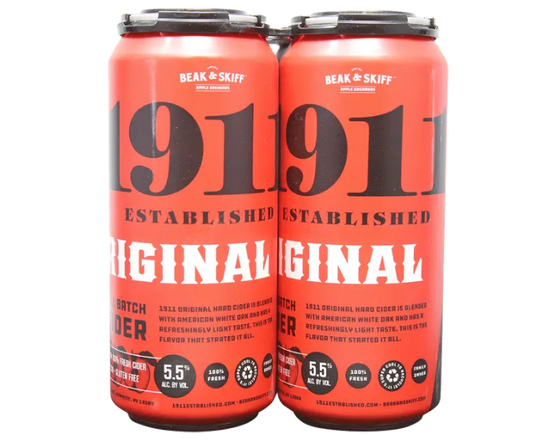 1911 Original Hard Cider 16oz 4-Pack Can