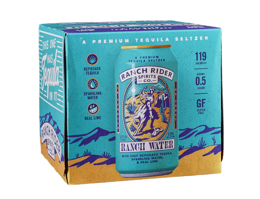 Ranch Rider Ranch Water 12oz 4-Pack Can