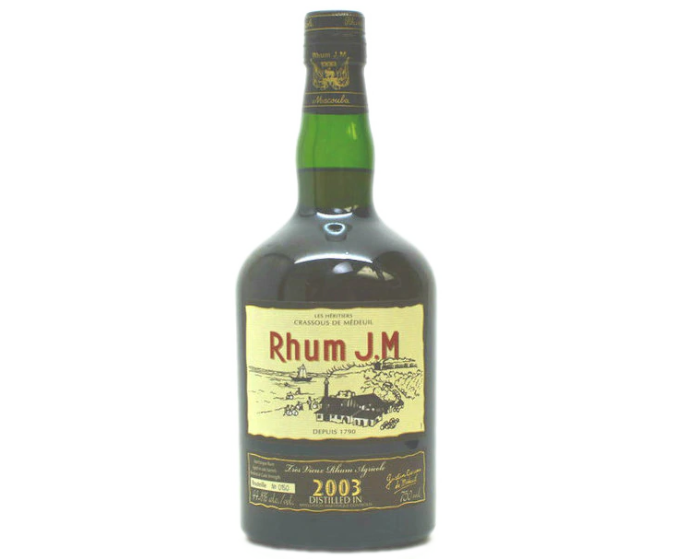 Rhum J M Vieux Agricole Millesime 2003 750ml