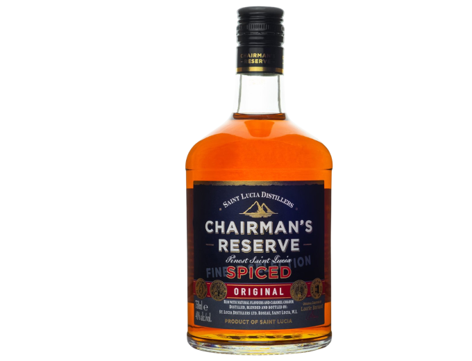 St Lucia Chairmans Reserve Spiced Rum 700ml