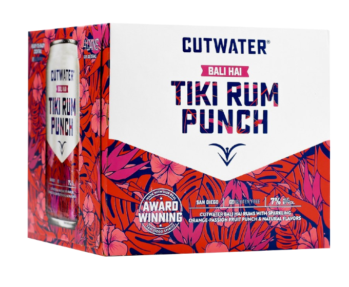 Cutwater Tiki Rum Punch 12oz 4-Pack Can