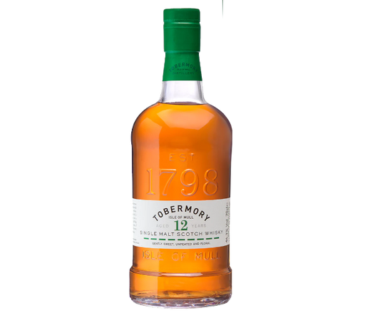 Tobermory 12 Year Single Malt 750ml