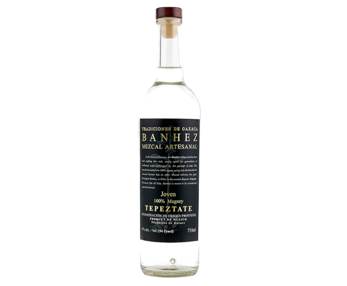 Banhez Tepeztate Mezcal Artesanal Joven 750ml