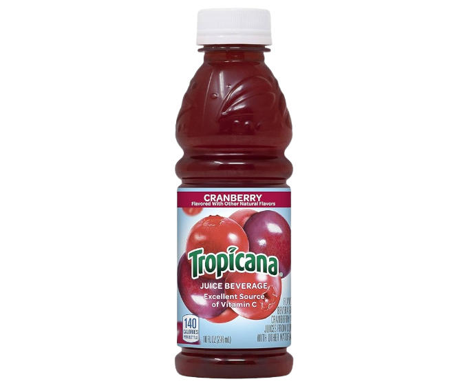 Tropicana Cranberry Juice 10oz 24-Pack (No Barcode)