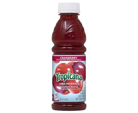 Tropicana Cranberry Juice 10oz 24-Pack (No Barcode)