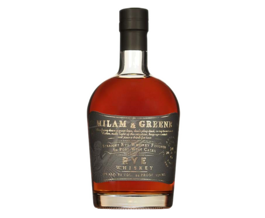 Milam & Greene Port Cask Straight Rye 750ml