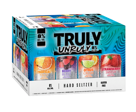 Truly Unruly Hard Seltzer Variety 12oz 12-Pack Can