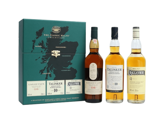 The Classic Malts Collection Single Malt 200ml 3-Pack