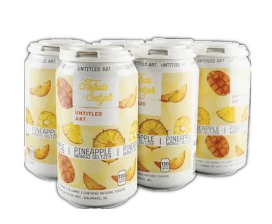 Untitled Art Florida Pineapple Mango Seltzer 12oz 6-Pack Can