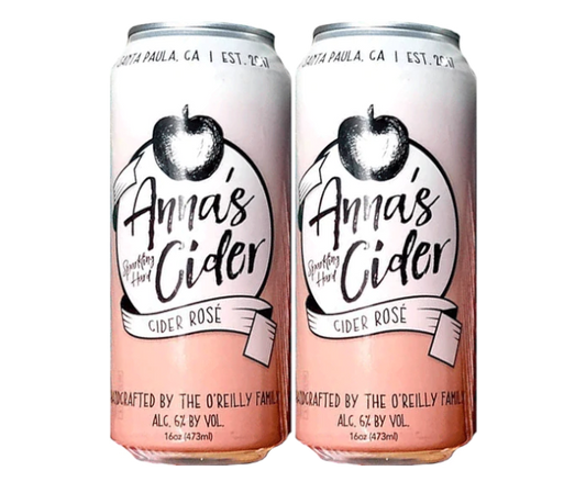 Annas Cider Rose 16oz 4-Pack Can