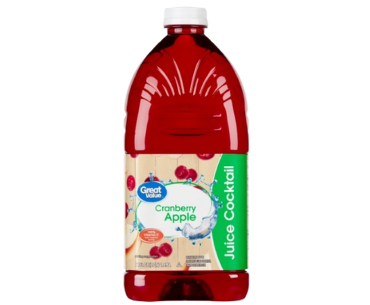 Great Value Cranberry Apple Juice 64oz