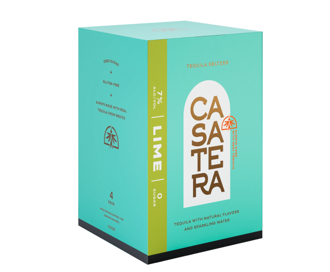 Casatera Lime Tequila Seltzer 355ml 4-Pack Can