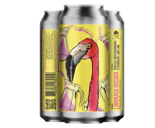 Tripping Animals Limonada Rosada 16oz 4-Pack can