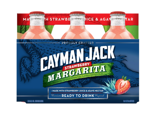 Cayman Jack Strawberry Margarita 12oz 6-Pack Bottle