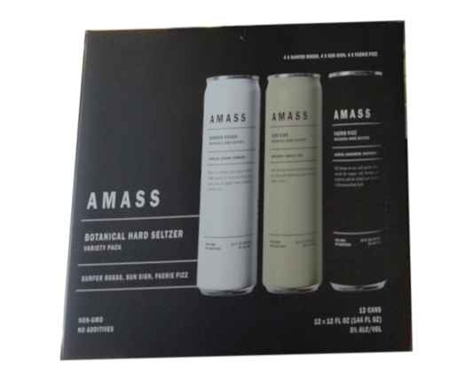 Amass Botanical Hard Variety 12oz 12-Pack Can