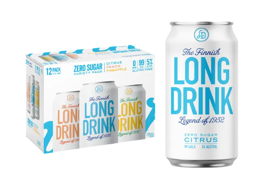 The Finnish Long Drink Zero Sugar Variety 12oz 12-Pack Can (Pch/Zero/Pa)