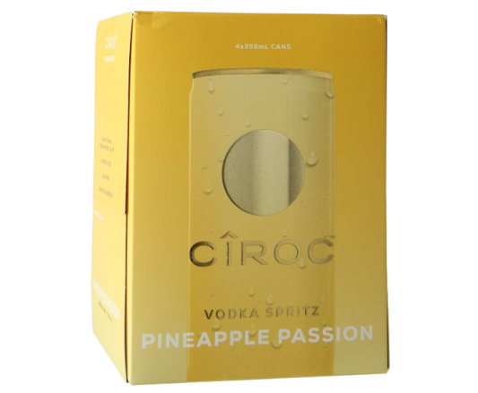 Ciroc Vodka Spritz Pineapple Passion 355ml 4-Pack can