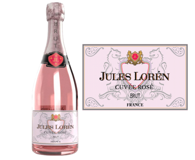 Jules Loren Cuvee Rose Brut 750ml