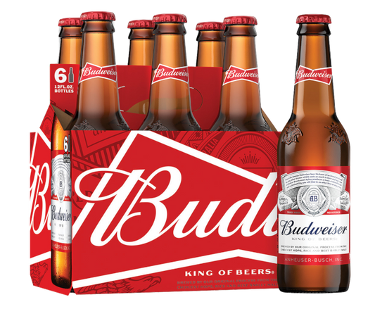 Budweiser 12oz 6-Pack Bottle (DNO P3)