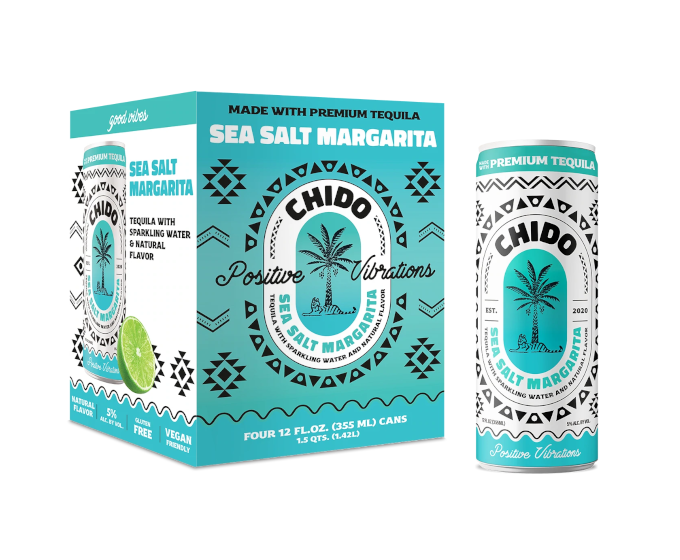 Chido Sea Salt Margarita 12oz 4-Pack Can