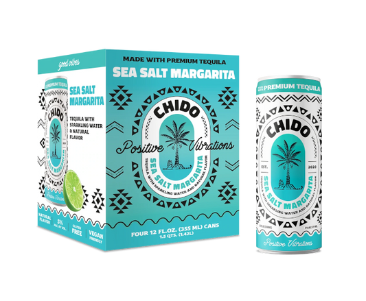 Chido Sea Salt Margarita 12oz 4-Pack Can