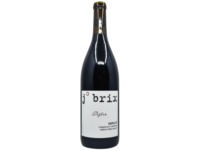 J Brix Defier Merlot Coquelicot 750ml (No Barcode)