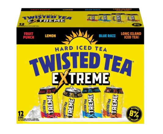 Twisted Tea Extreme Hard Iced Tea Variety Pack 12oz 12-Pack Can