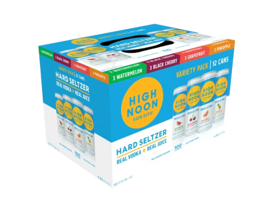 High Noon Hard Seltzer Beach Variety Pack 12oz 12-Pack Can