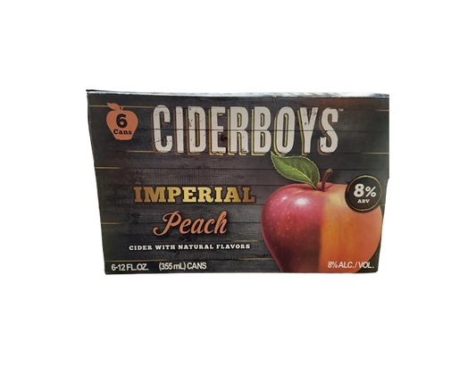 Ciderboys Imperial Peach 12oz 6-Pack Can